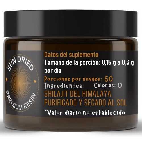 Shilajit 100% Puro 💎EL ORIGINAL💎 Fuente de Energía Vital del Himalaya