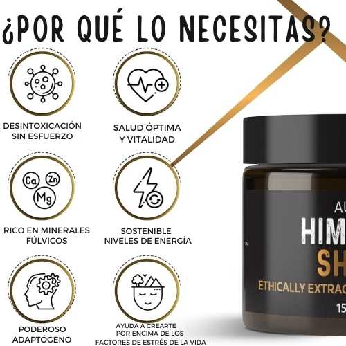 Shilajit 100% Puro 💎EL ORIGINAL💎 Fuente de Energía Vital del Himalaya