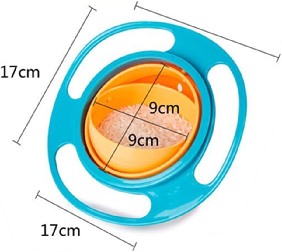 Plato Antiderrame 360° para Bebés y Niños