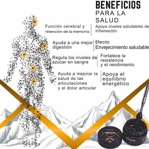 Shilajit 100% Puro 💎EL ORIGINAL💎 Fuente de Energía Vital del Himalaya