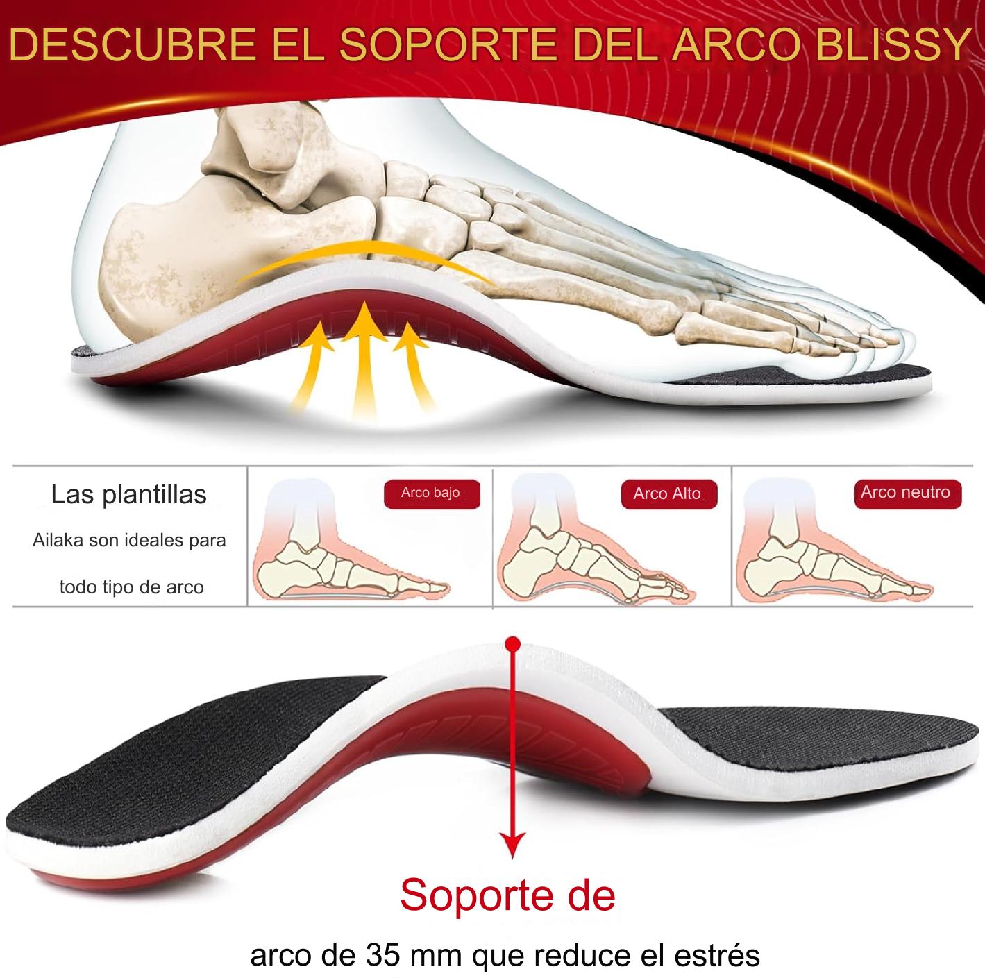 ArcoFlex - Plantilla Con Arco Para Pie Plano y Fascitis Plantar