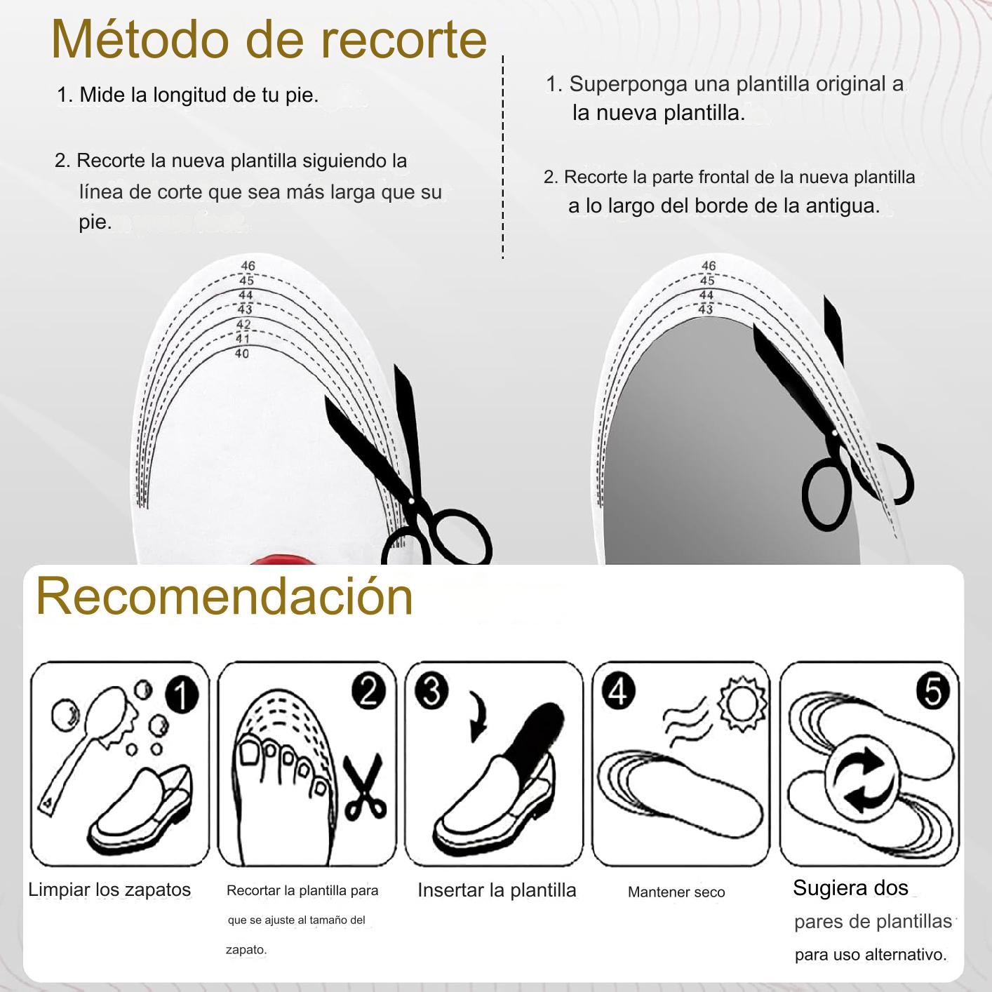 ArcoFlex - Plantilla Con Arco Para Pie Plano y Fascitis Plantar