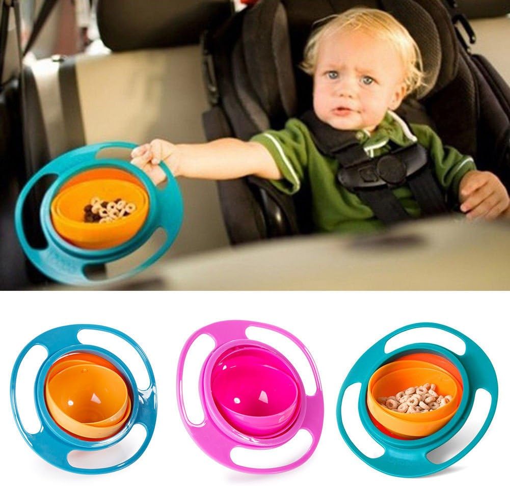 Plato Antiderrame 360° para Bebés y Niños