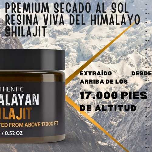 Shilajit 100% Puro 💎EL ORIGINAL💎 Fuente de Energía Vital del Himalaya