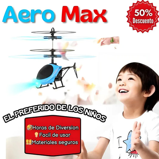 "AeroMax" Mini Helicoptero, para máxima diversion de tus hijos!