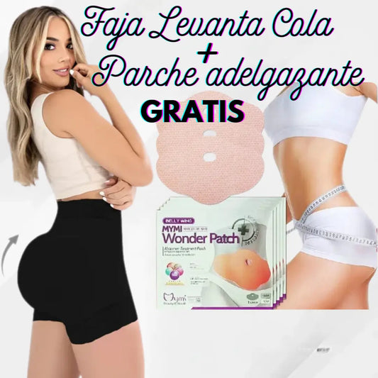 BOOTY UP - FAJA SHORT LEVANTA COLA+PARCHE ADELGAZANTE