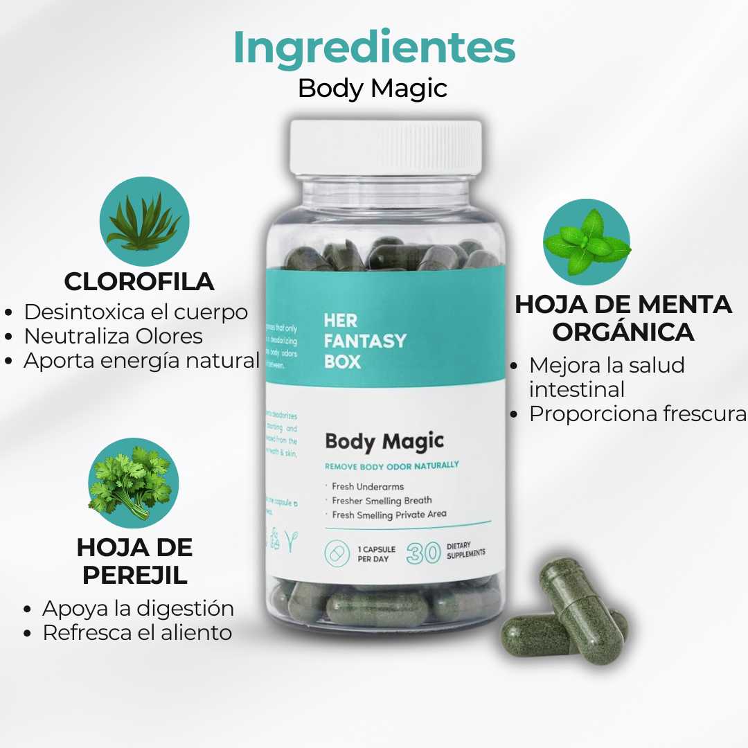 BODY MAGIC - Elimina todos esos olores desagradables!